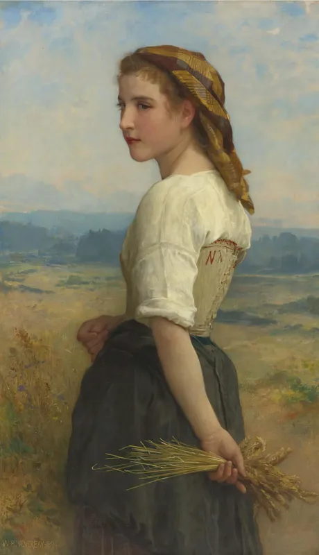 Glaneuse (1894) by William Bouguereau